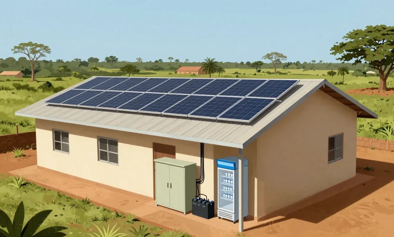 Kamerun'da güneş enerjisiyle doğumhaneler aydınlatılıyor, yerinden edilen gençlere iş fırsatı