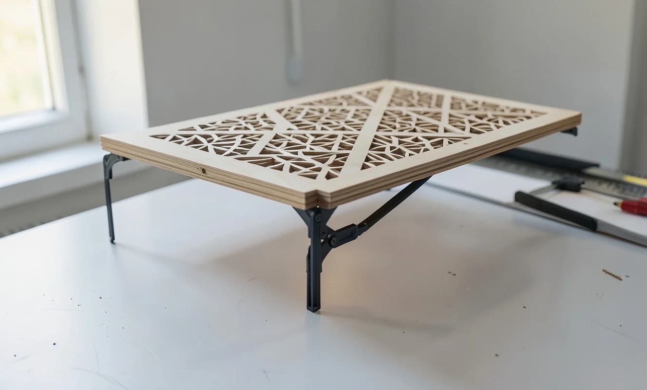 Kirigami Tekniğiyle Çelikten Mobilyaya: Vida ve Yapıştırıcı Olmadan İşlevsel 3B Tasarımlar