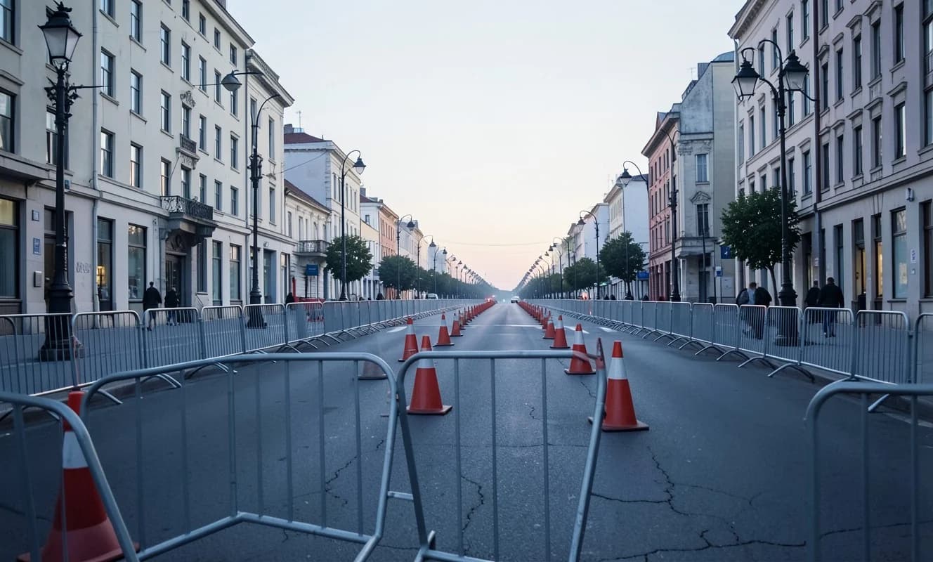 İstanbul'da bazı cadde ve yollar trafiğe kapatıldı