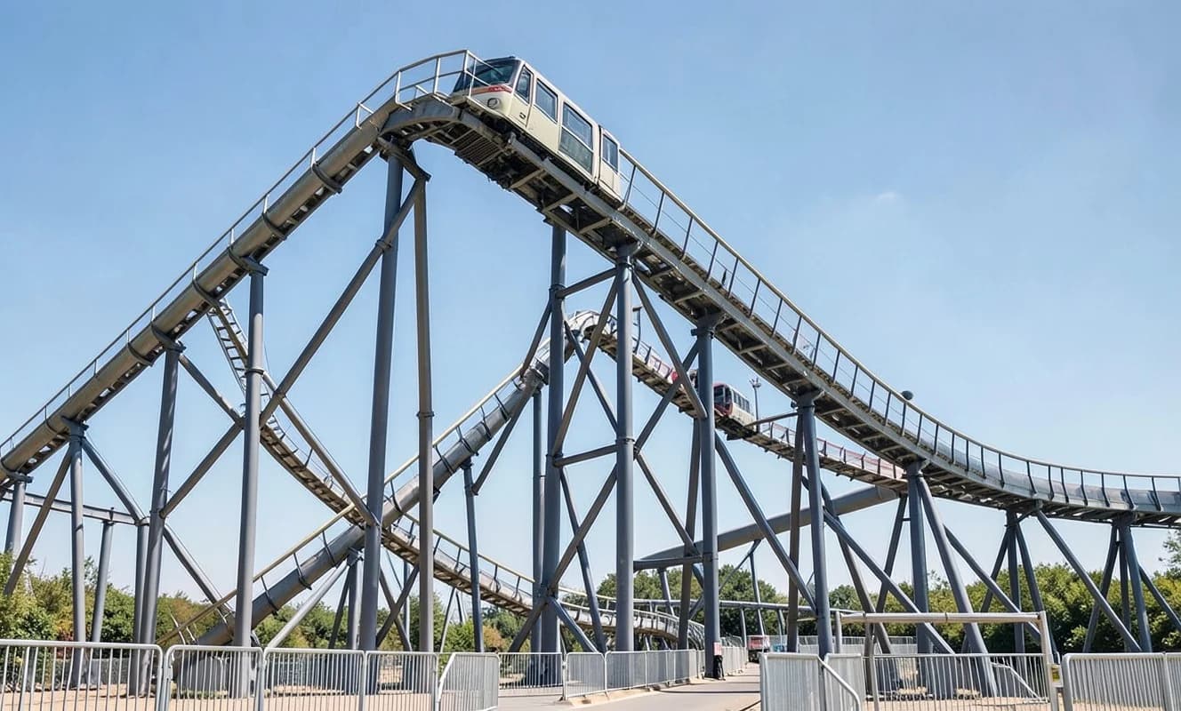 Six Flags Over Georgia'da rollercoaster kazası: 1 ölü, birden fazla yaralı