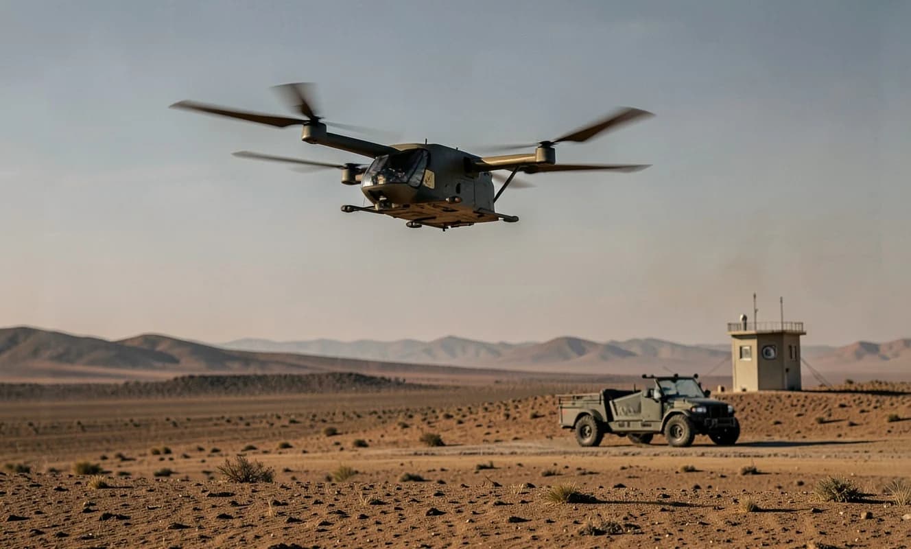La Fuerza Aérea de EE.UU. probó drones de combate en Nevada en condiciones realistas