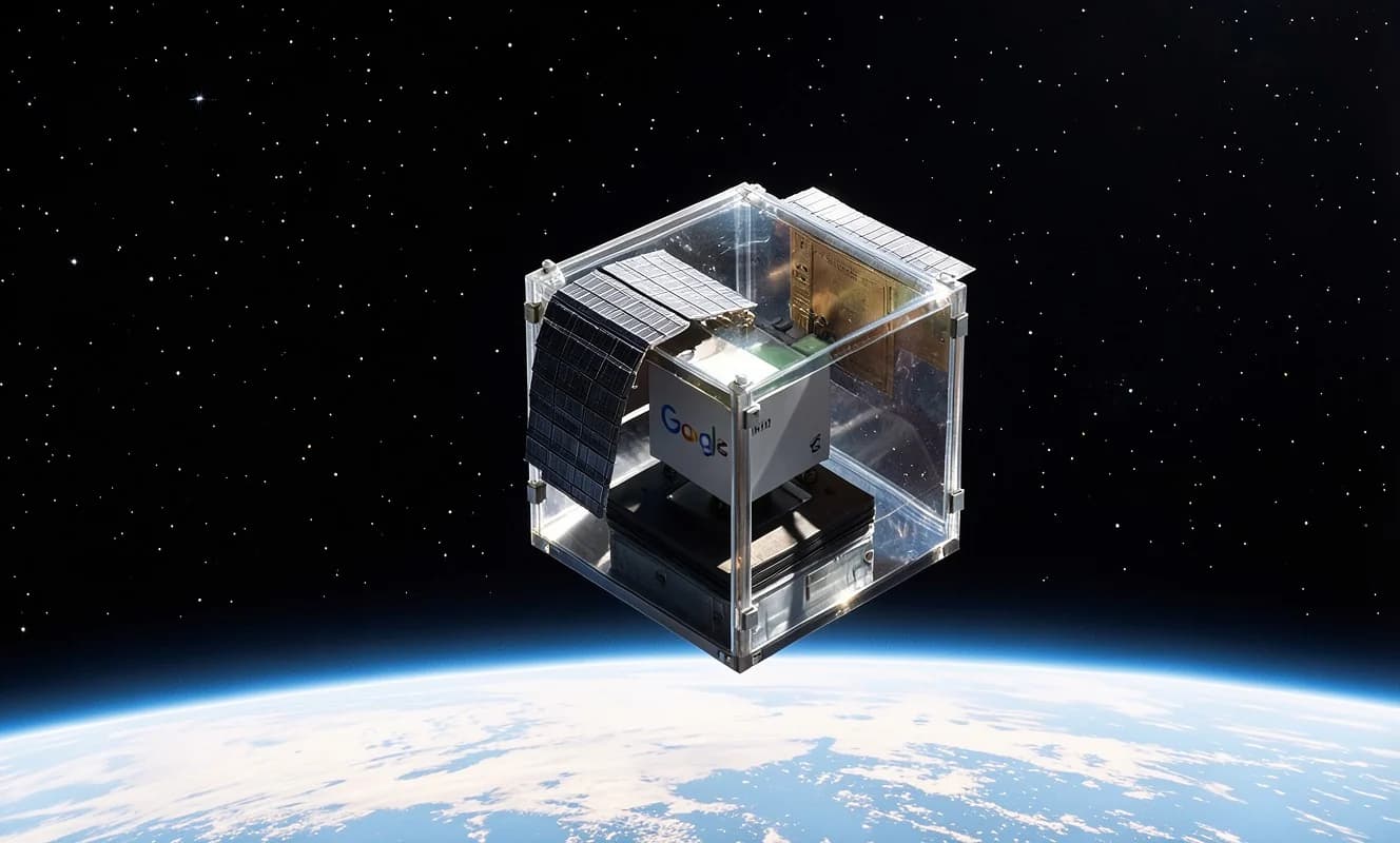 Google coloca en órbita el prototipo de satélite Project Suncatcher