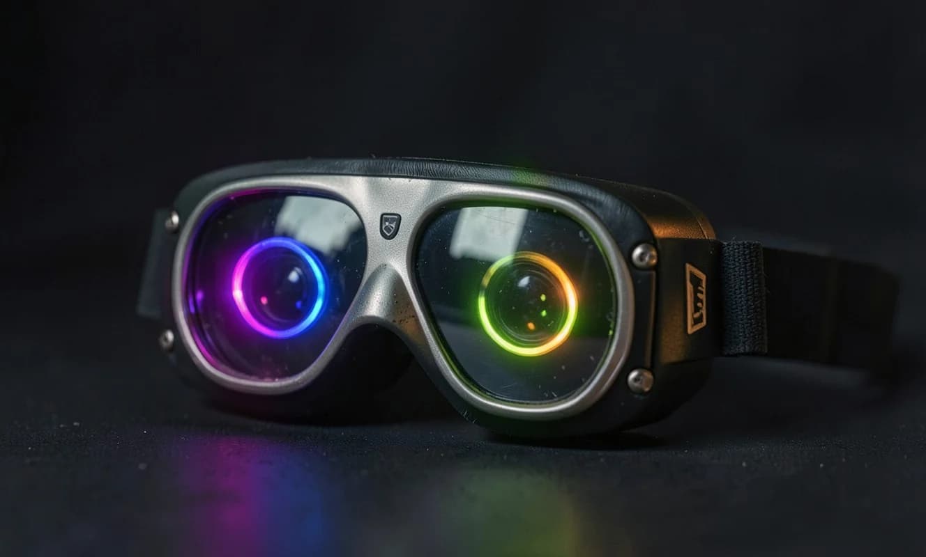 Gafas con visión nocturna: desarrollo en color completo