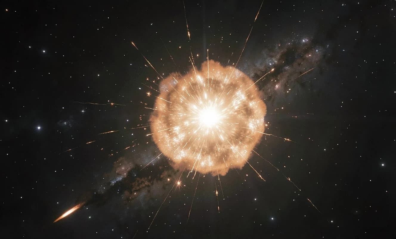 Astronomlar, dev yıldızın patlamasını ilk patlayıştan yakaladı