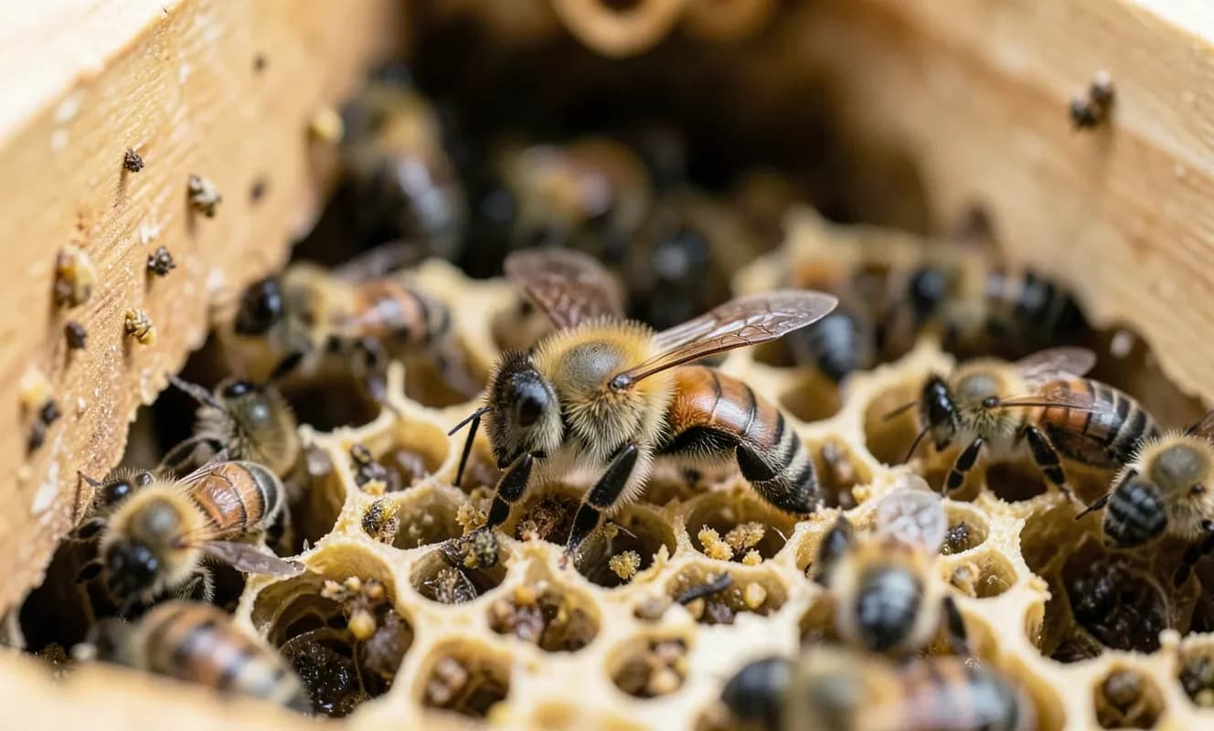 Cómo aumenta la contaminación química en los panales de abejas