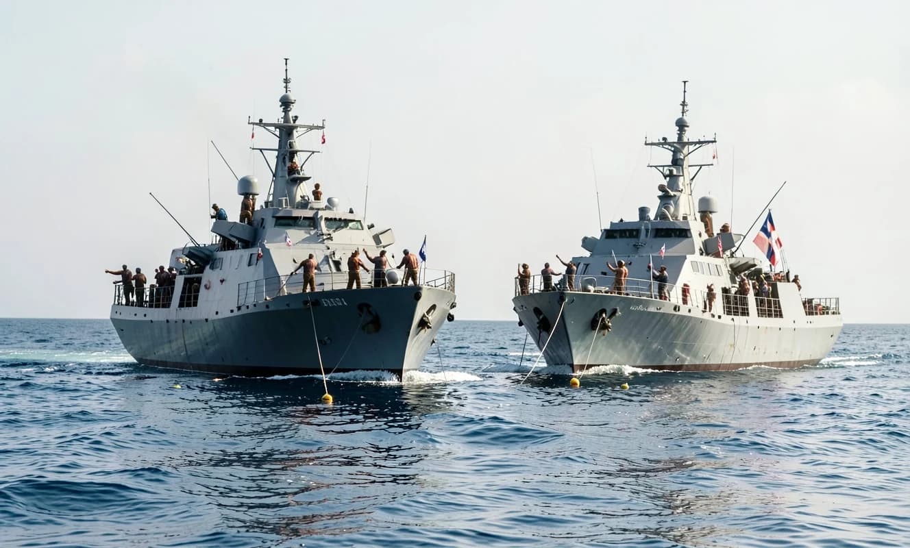 İsrail ve Yunanistan donanmalarının Akdeniz'de ortak deniz tatbikatı