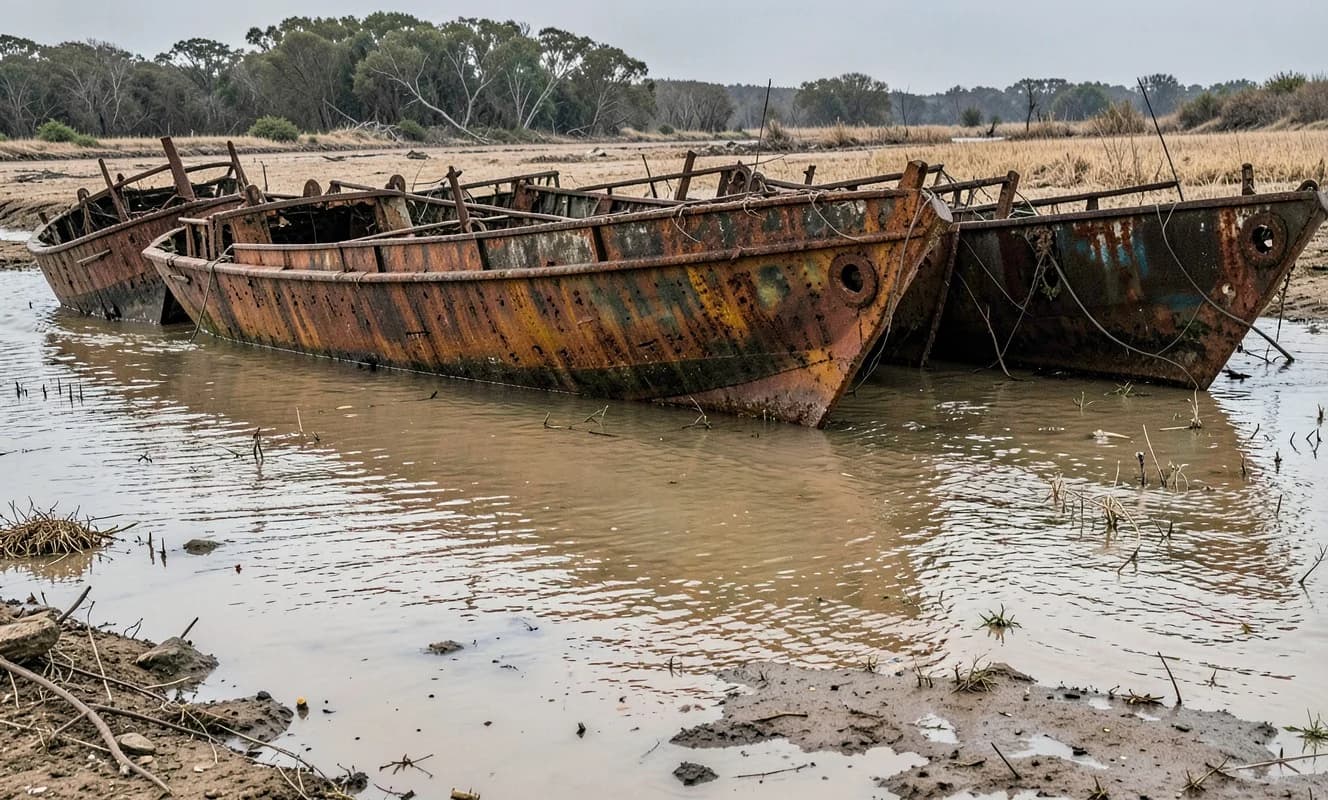 Récords bajos del nivel del río Danubio revelan más de 200 barcos alemanes hundidos de la Segunda Guerra Mundial
