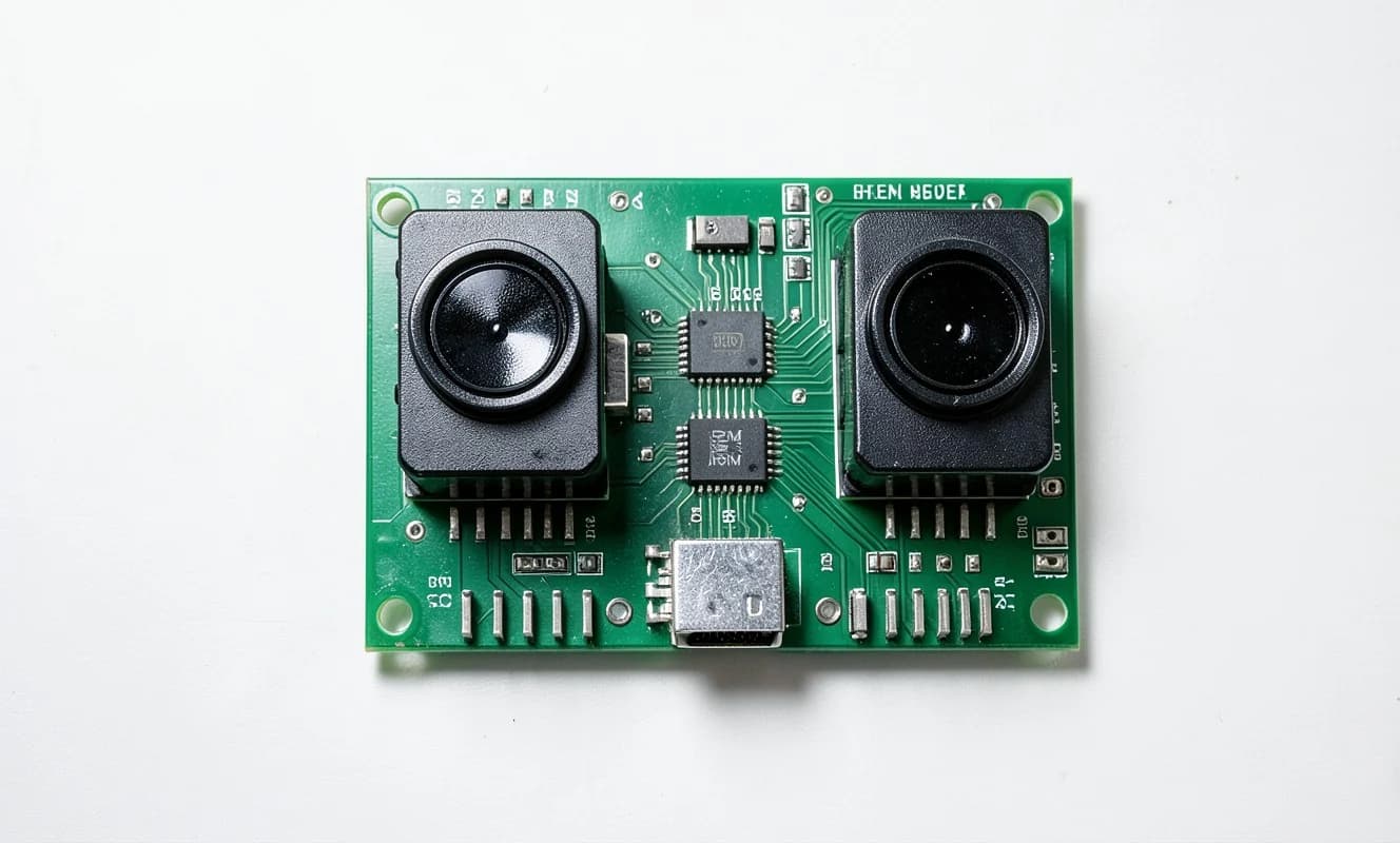 Donanım geliştiriciler için stereo görüntüleme kartı: Rockchip RV1103 ve çift OV9281 kamerası