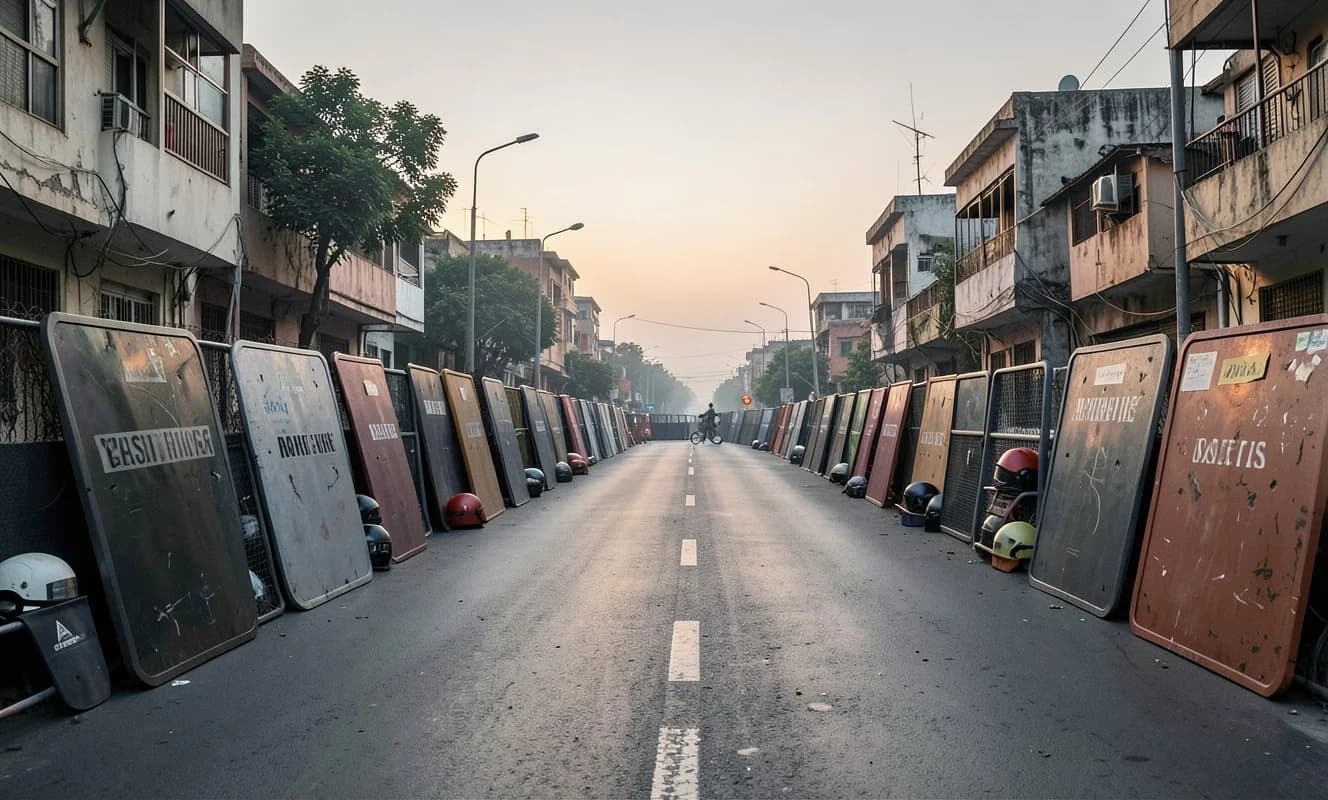 Delhi'de 'çakalak' hareketi: Binlerce polis ve askeri personel dağıtıldı, seçim başkanı istifa talebiyle büyük protesto