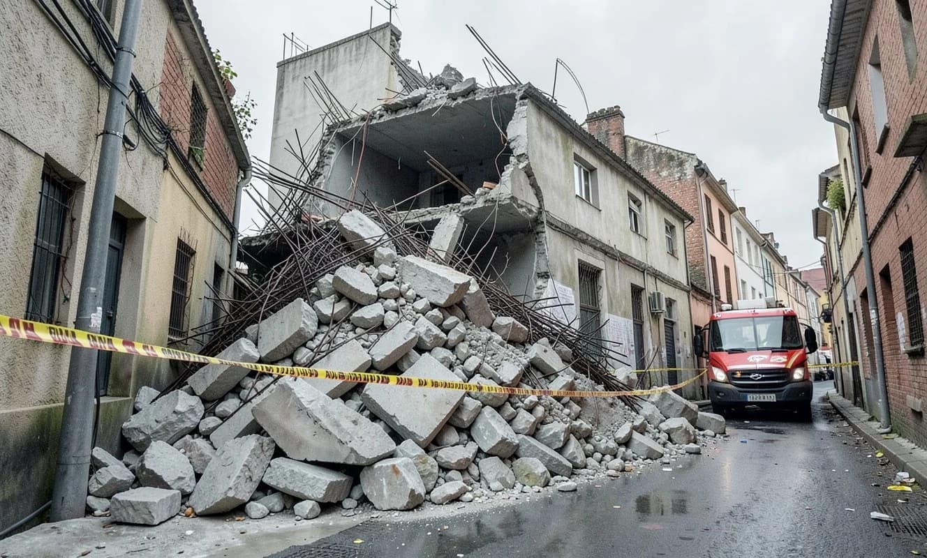 Zonguldak'ta 2 katlı bina çöktü: 1 ölü, 1 yaralı