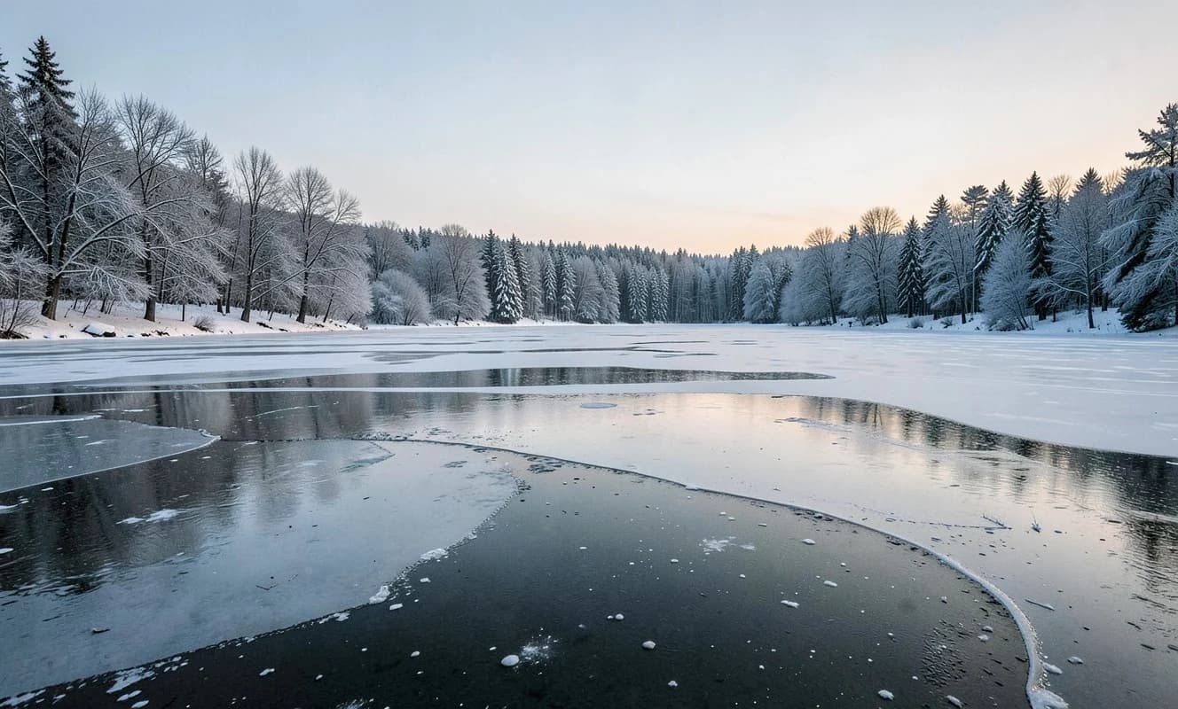 El derretimiento de los hielos de los lagos del hemisferio norte se acelera al superar los umbrales críticos de temperatura