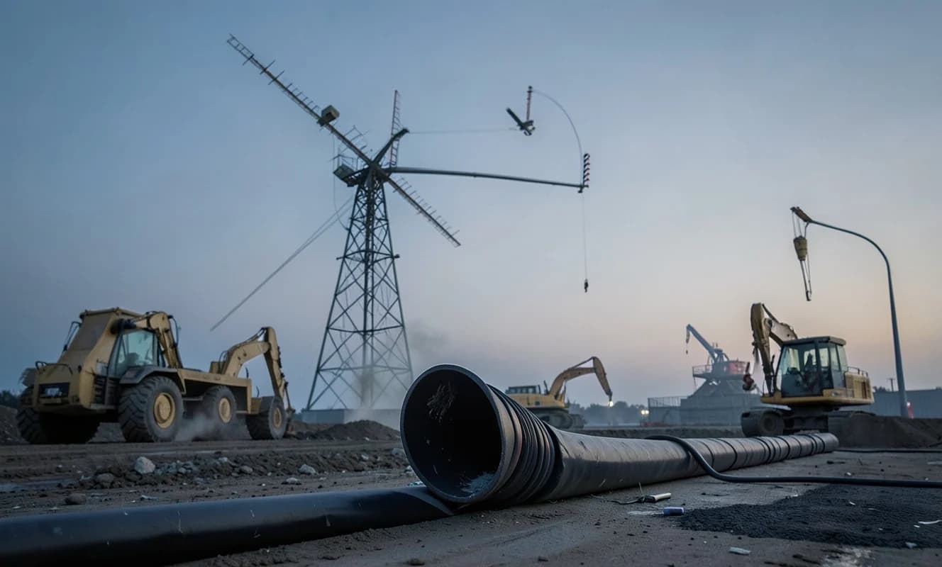 ABD'de inşaat işçilerinin kestiği kablo yüzünden yüzlerce uçuş gecikti