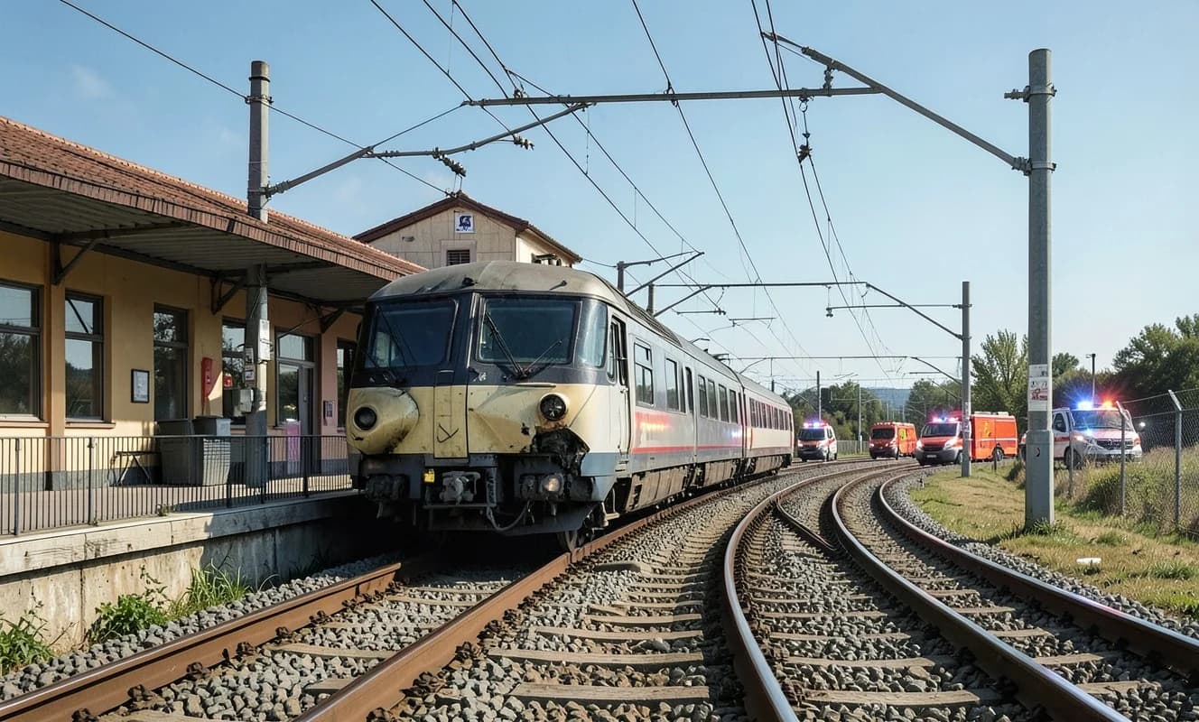 Toledo'de Urda istasyonunda iki tren çarpıştı, acil durum planı devreye girdi