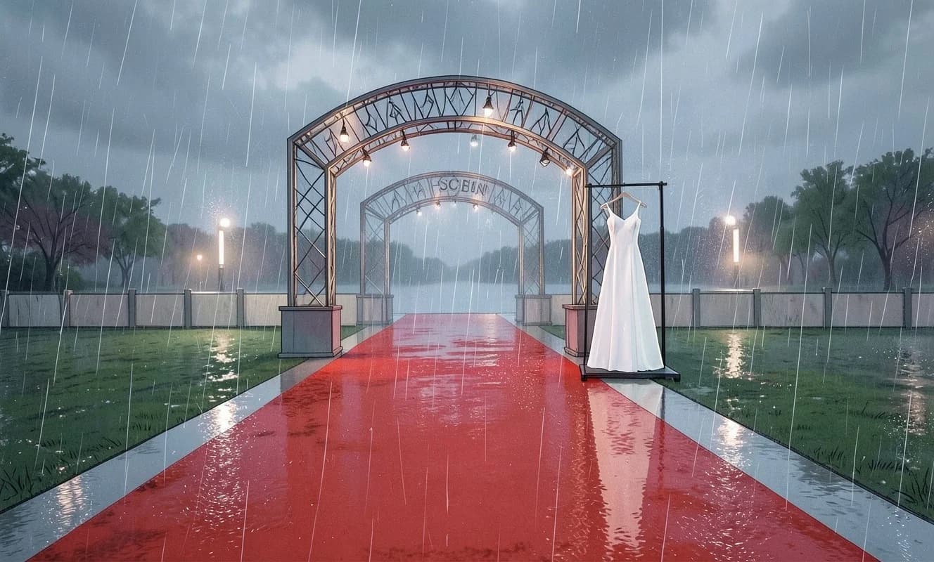 TİFF 2024 açılış filmi 'SUKIYAKI' kırmızı halıda: Okada, Matsuzaka ve Seino yağmur altında